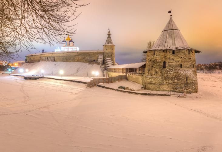 Автобус| Новогоднее сияние Пскова